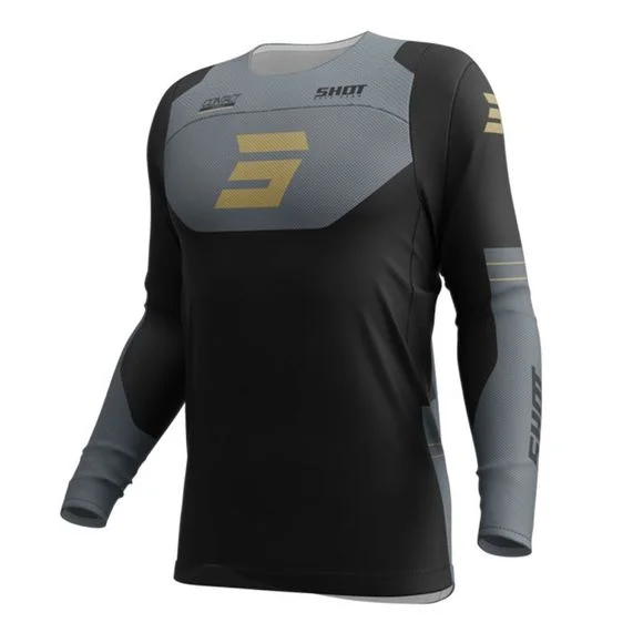 Maillot cross Shot CONTACT – SHIELD 2025 – Jaune Ref : SO2661