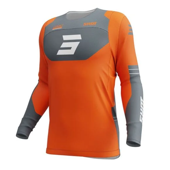 Maillot cross Shot CONTACT – SHIELD 2025 – Orange Ref : SO2663