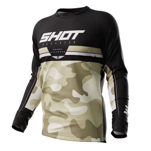 Maillot cross Shot DEVO – BATTLE 2023 – Beige Ref : SO2512