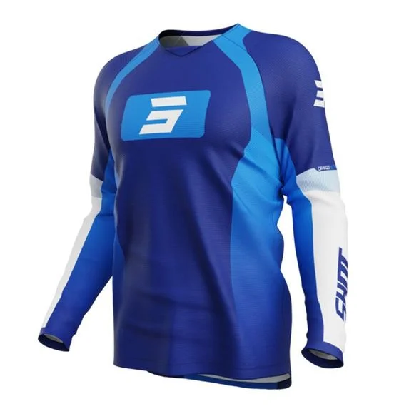 Maillot cross Shot DRAW – INSTINCT 2025 – Bleu Ref : SO2675