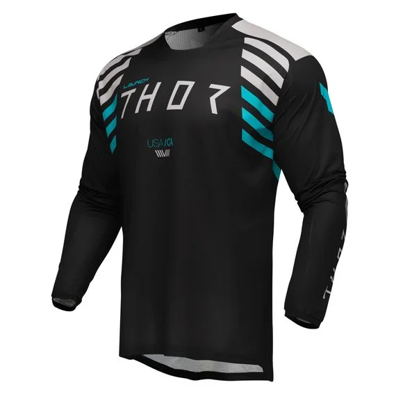 Maillot cross Thor LAUNCH ZONE 2025 – Noir / Beige Ref : TO3019