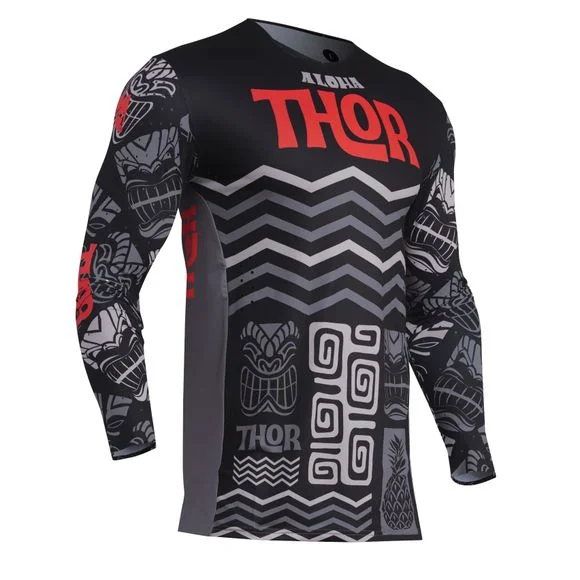 Maillot cross Thor PRIME – ALOHA 2024 – Noir / Gris Ref : TO3004