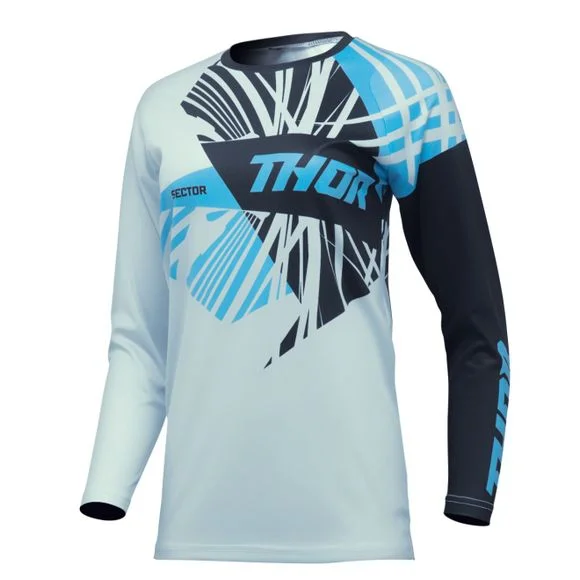 Maillot cross Thor SECTOR SPLIT WOMEN 2024 – Bleu / Rouge Ref : TO2961