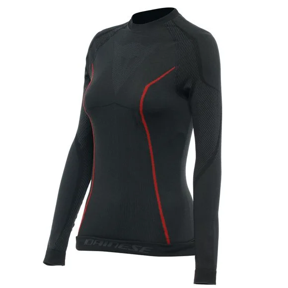 Maillot Technique Dainese THERMO LS FEMME – Noir / Rouge Ref : DN2033