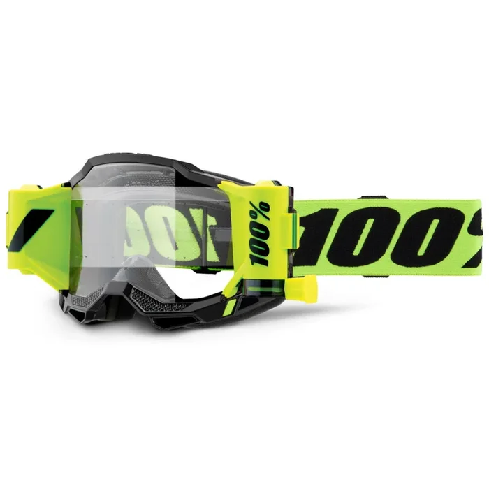 Masque Cross ACCURI 2 FORECAST Jaune Fluo – Ecran Clair
