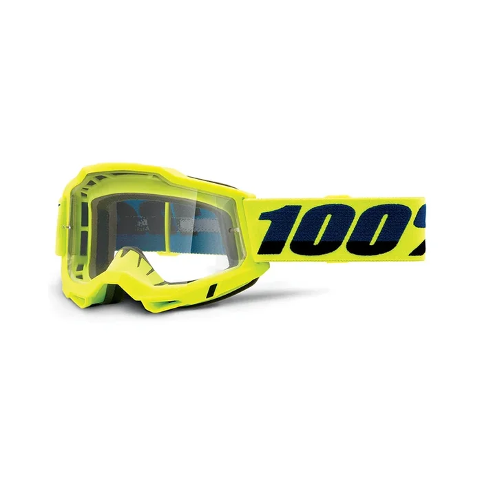 Masque Cross ACCURI 2 Jaune Fluo – Ecran Clair