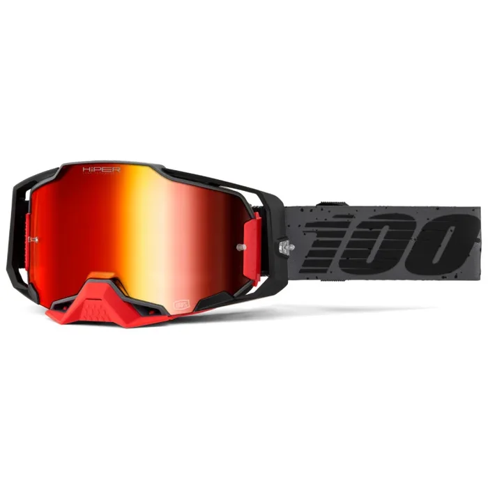 Masque Cross ARMEGA HiPER Nekfeu – Ecran Mirror Rouge