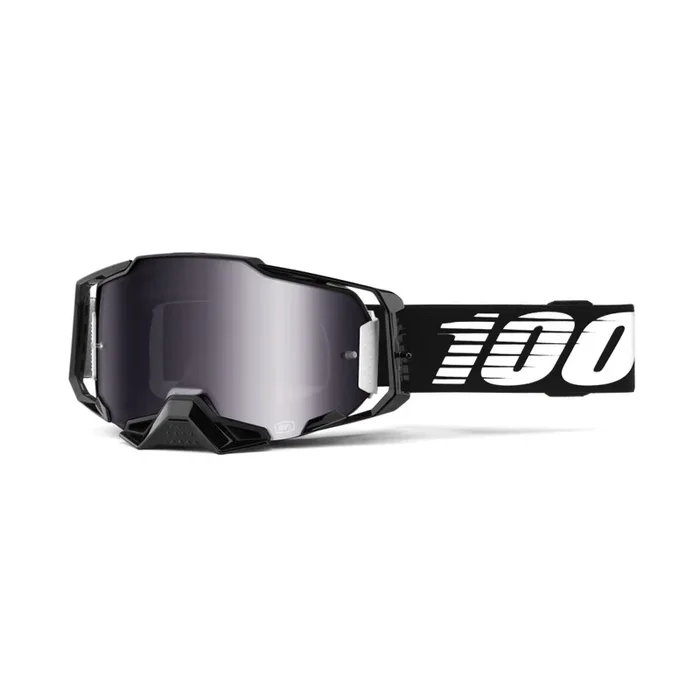 Masque Cross ARMEGA Noir – Ecran Mirror Silver Flash