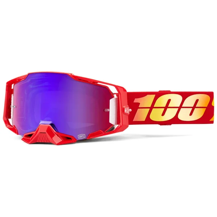 Masque Cross ARMEGA Nuketown Ecran Miroir Rouge/Bleu