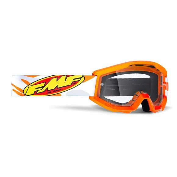 Masque cross FMF VISION POWERCORE ASSAULT GREY 2022 – Orange / Blanc Ref : FMF VISION0023 / F5005000002