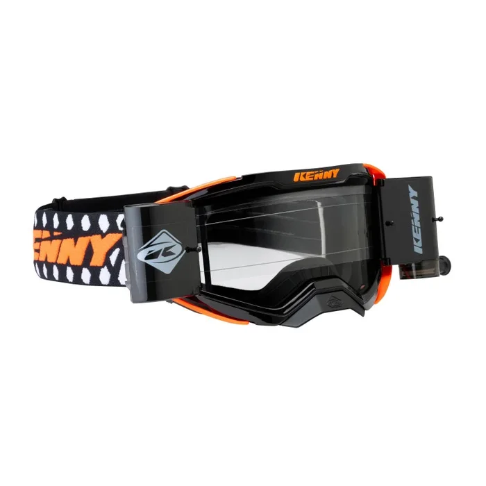 Masque Cross KENNY PERFORMANCE LEVEL 4 Noir Orange Fluo