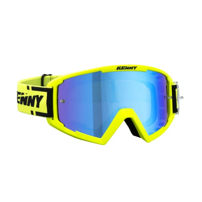 Masque Cross KENNY TRACK+ Enfant Jaune Fluo