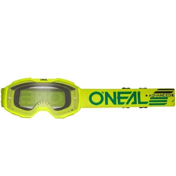 Masque cross O’Neal B-10 YOUTH – SOLID V24 – CLEAR – Noir / Jaune Ref : OL1938