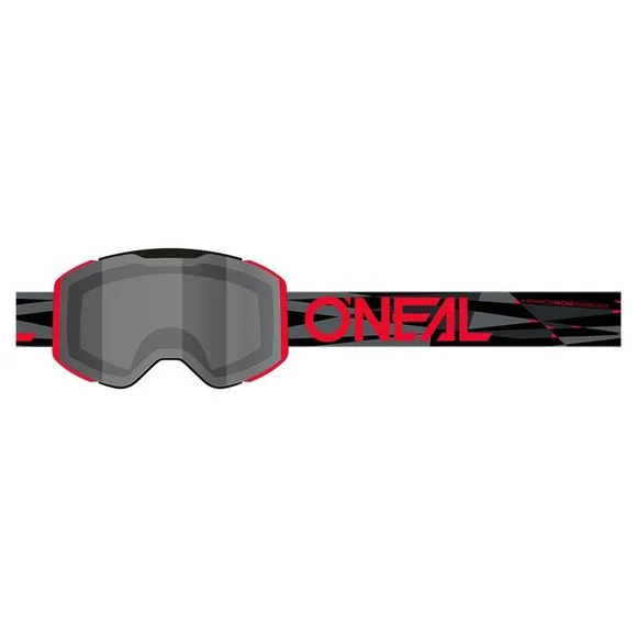 Masque cross O’Neal B-30 – BOLD – FUME 2025 – Rouge / Bleu Ref : OL2032 / 6036-015
