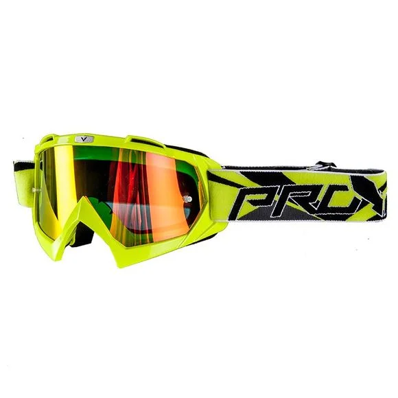 Masque cross Prov VISION BIKKI YELLOW FLUO IRIDIUM 2018 – Jaune Ref : POV0006