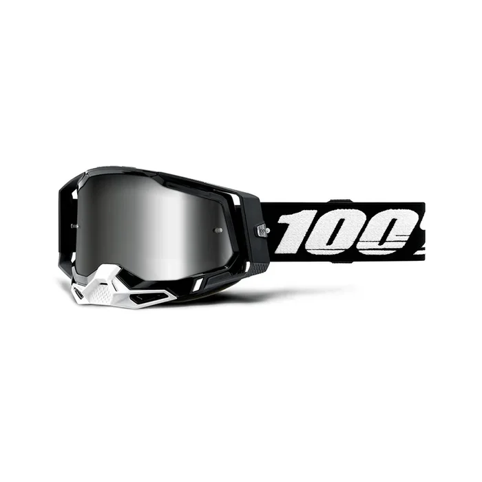 Masque Cross RACECRAFT 2 Noir – Ecran Mirror Silver
