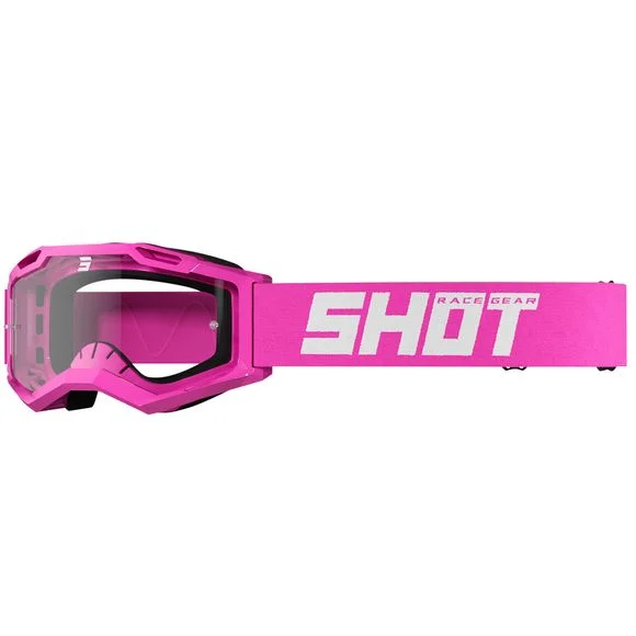 Masque cross Shot ASSAULT 2.0 – SOLID NEON PINK GLOSSY 2023 – Rose Ref : SO2291 / A09-29B1-C06