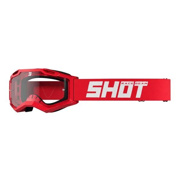 Masque cross Shot ASSAULT 2.0 – SOLID RED GLOSSY 2023 – Noir / Rouge Ref : SO2293 / A09-29B1-C09