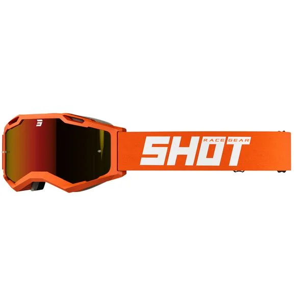 Masque cross Shot IRIS 2.0 – SOLID ORANGE MATT 2023 – Noir / Orange Ref : SO2266 / A09-29A1-D05