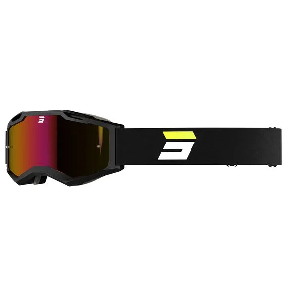 Masque cross Shot IRIS 2.0 – TECH BLACK NEON YELLOW MATT 2023 – Noir / Jaune Ref : SO2255 / A09-29A1-C03