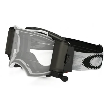 Masque OAKLEY Airbrake MX Race-Ready Roll-Off Matte White Speed ecran transparent