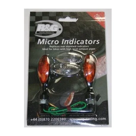 Micro clignotants R&G RACING support de plaque 443885