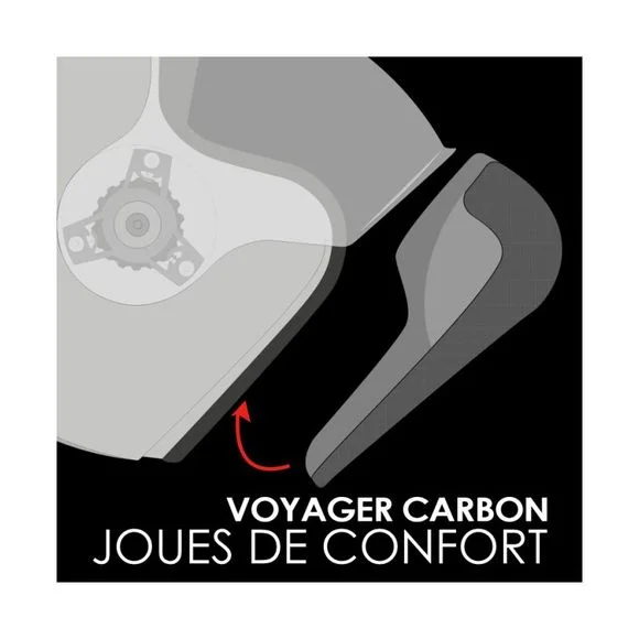Mousses de joues ROOF KIT VOYAGER – Noir Ref : RO0323