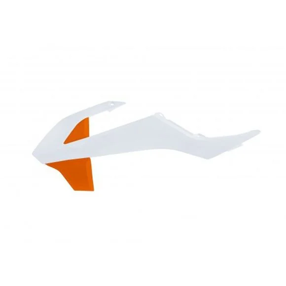 Ouie de radiateur Acerbis BLANC 2 / ORANGE Ref : AE3187 / 0021814.485