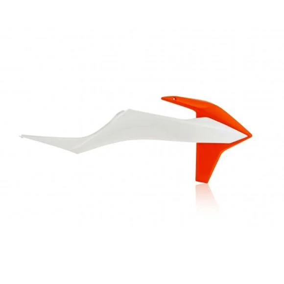 Ouie de radiateur Acerbis BLANC/ORANGE – Blanc / Orange Ref : AE2669 / 0023500.229