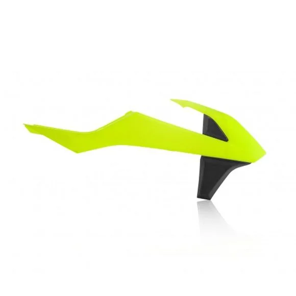 Ouie de radiateur Acerbis JAUNE FLUO/NOIR Ref : AE1881 / 0021745.443