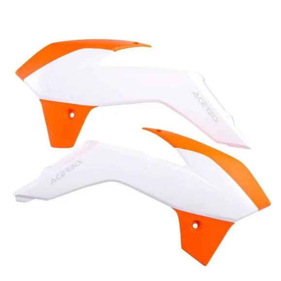 Ouie de radiateur Acerbis Orange blanc Ref : AE1274 / 0016896.203