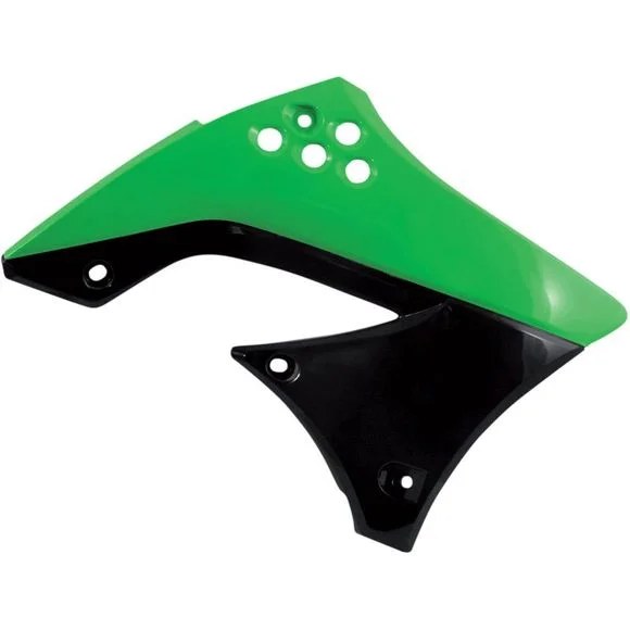Ouie de radiateur Acerbis vert/noir Ref : AE0326 / 0013136.553.009