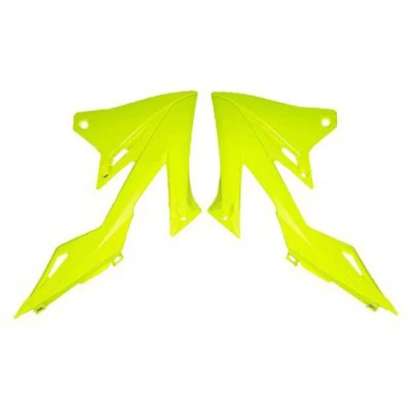 Ouie de radiateur Polisport COULEUR JAUNE FLUOKAWASAKI 450 KX 450 F (KX450H) – 2016 – 2018Ref : 784183FY / 1073431