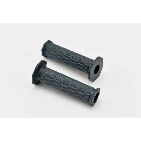 « PAIR OF GRIPS » « GGD-AMI 22MM BLACK BLUE, 125MM, DRILLED »