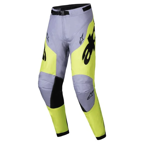 Pantalon cross Alpinestars RACER – VEIL 2025 – Gris / Jaune Ref : AP3475
