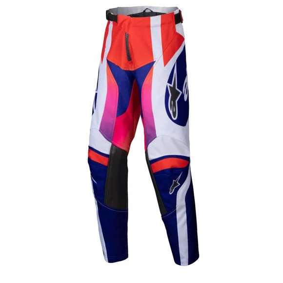 Pantalon cross Alpinestars RACER – WURX – ENFANT – Multicolore / Blanc Ref : AP3450