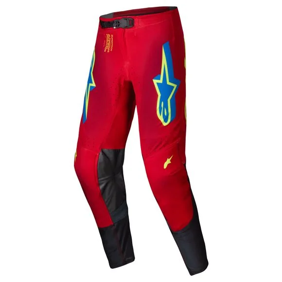 Pantalon cross Alpinestars SUPERTECH – MAKER 2025 – Rouge / Jaune Ref : AP3461