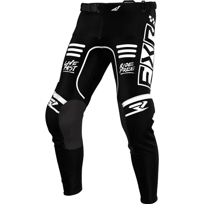 Pantalon Cross Enfant FXR PODIUM 2024 Noir Blanc