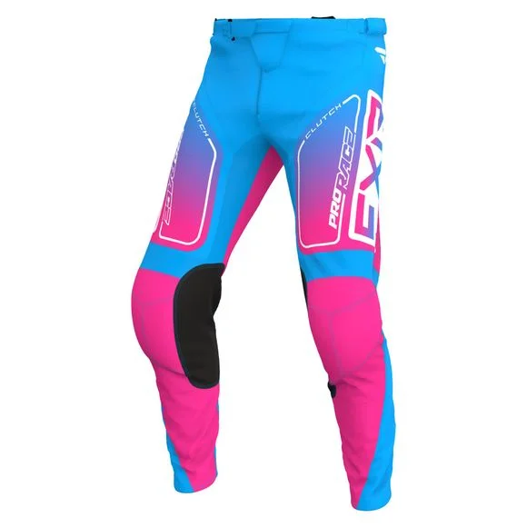 Pantalon cross FXR KID CLUTCH 24 – Bleu / Rose Ref : FXR0535