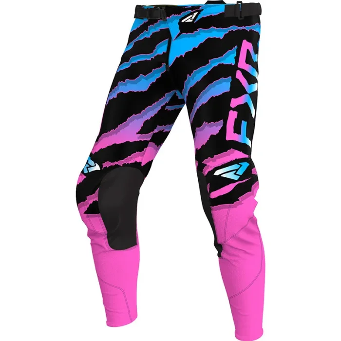 Pantalon Cross FXR PODIUM 2024 Bleu Noir Rose