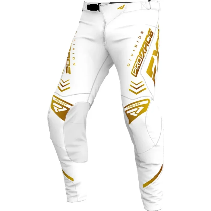 Pantalon Cross FXR REVO 2024 Blanc Or