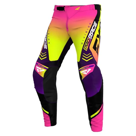 Pantalon cross FXR REVO 24 2024 – Rose / Jaune Ref : FXR0499