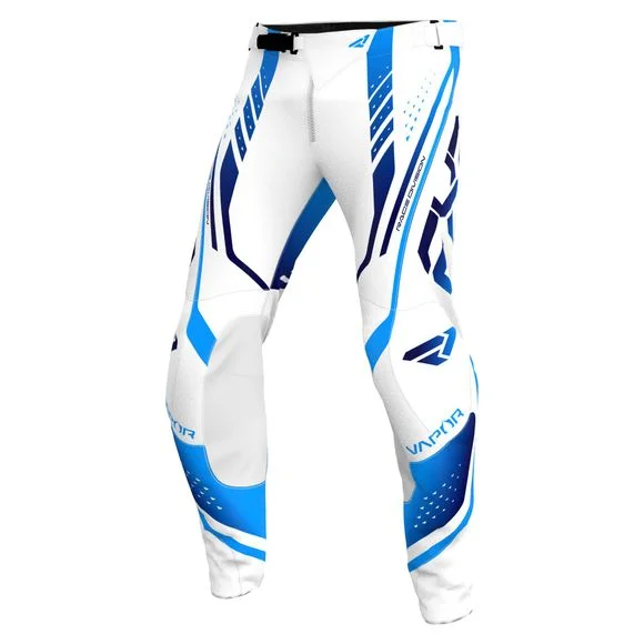 Pantalon cross FXR VAPOR AIR 2024 – Blanc / Bleu Ref : FXR0572