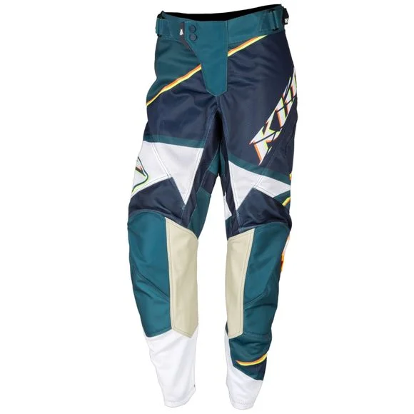 Pantalon cross KLIM WOMEN XC LITE SHATTERED PETROL – FEMME 2022 – Bleu / Blanc Ref : KLI0296