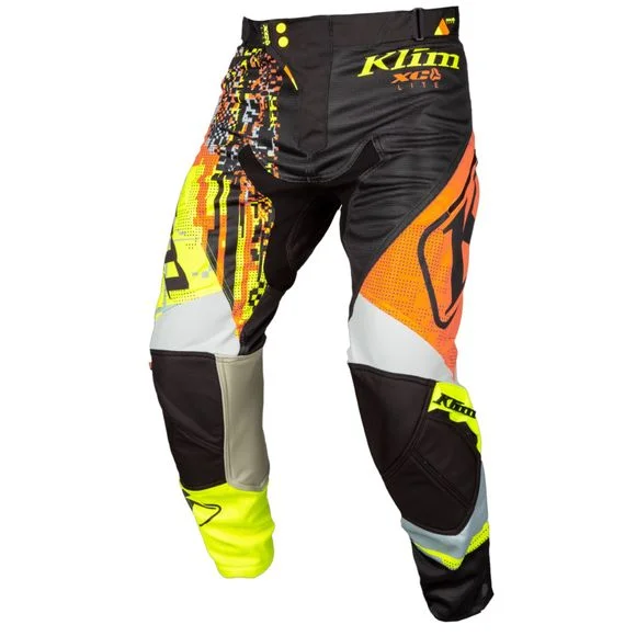 Pantalon cross KLIM XC LITE DIGITAL CHAOS ORANGE 2022 – Orange / Multicolore Ref : KLI0274