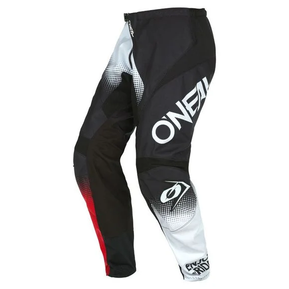 Pantalon cross O&rsquo;Neal ELEMENT – RACEWEAR V.22 – BLACK WHITE RED 2023 – Noir / Rouge Ref : OL1751