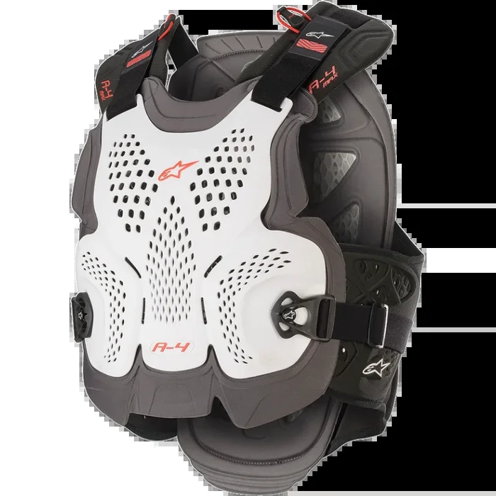 Pare Pierre Alpinestars A-4 MAX taille Blanc M/L