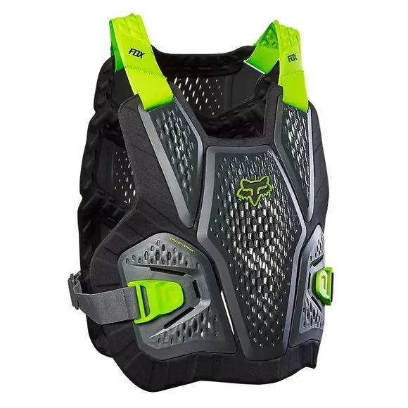 Pare pierre Fox RACEFRAME IMPACT 2025 – Noir / Jaune Ref : FX2540-C63229