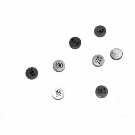 Pastilles de soupape TOURMAX Ø25X2,6mm – jeu de 2