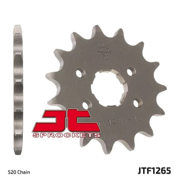 Pignon de sortie de boite JT. acier standard 1265 – 520 Ref : JTC01352A / 1077218004